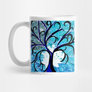 The Silver Moon Tree Mug